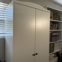 Ikea children’s wardrobe and storage