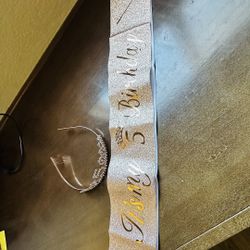 Birthday Sash And Crown