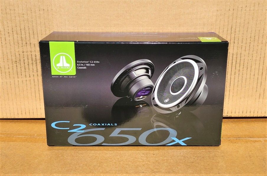 JL Audio Evolution C2 Car Speakers 1 Set 6 1/2 Inch 2-Way Coaxial Speaker System 225 Watts C2-650X 🚨 No Credit Needed 🚨 Payment Options Available 🚨