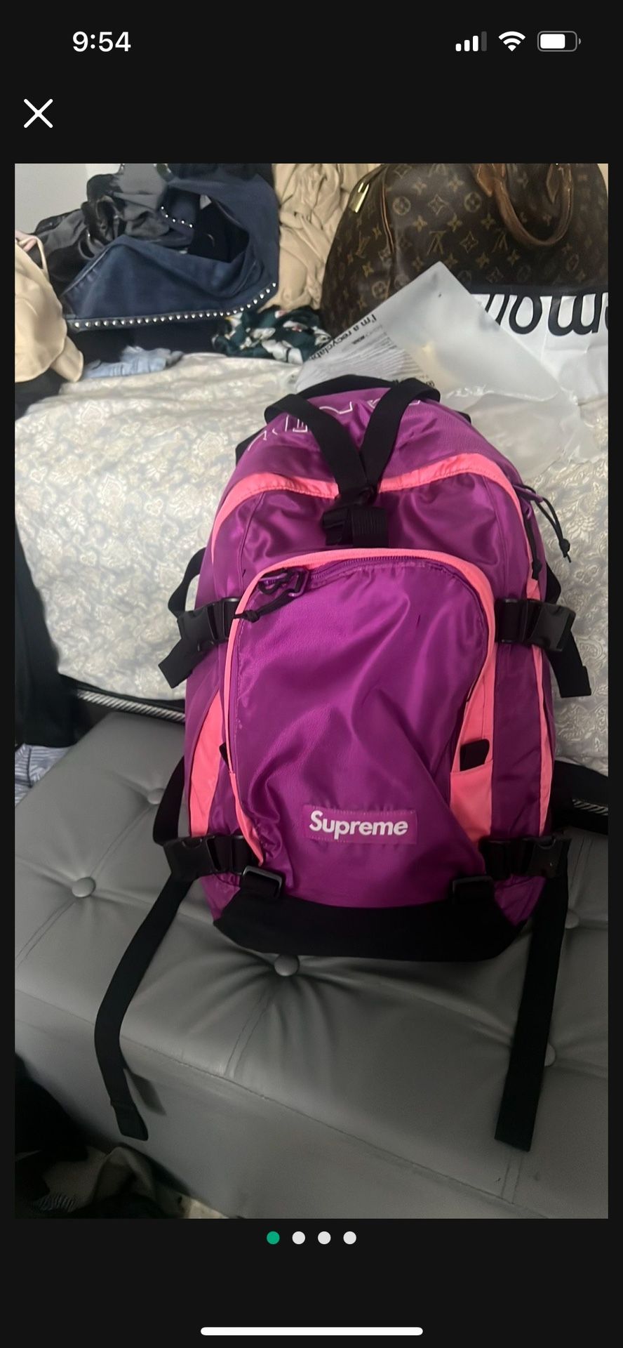 SUPREME backpack Authentic w/rcpt & tags