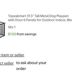 Metal Dog Playpen 