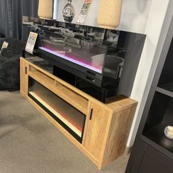 Fireplace TV Stands! $49 Down Easy Financing! 🎉✅❤️