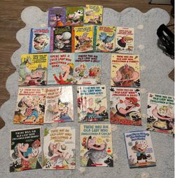 There was an old lady that swallowed a… book lot