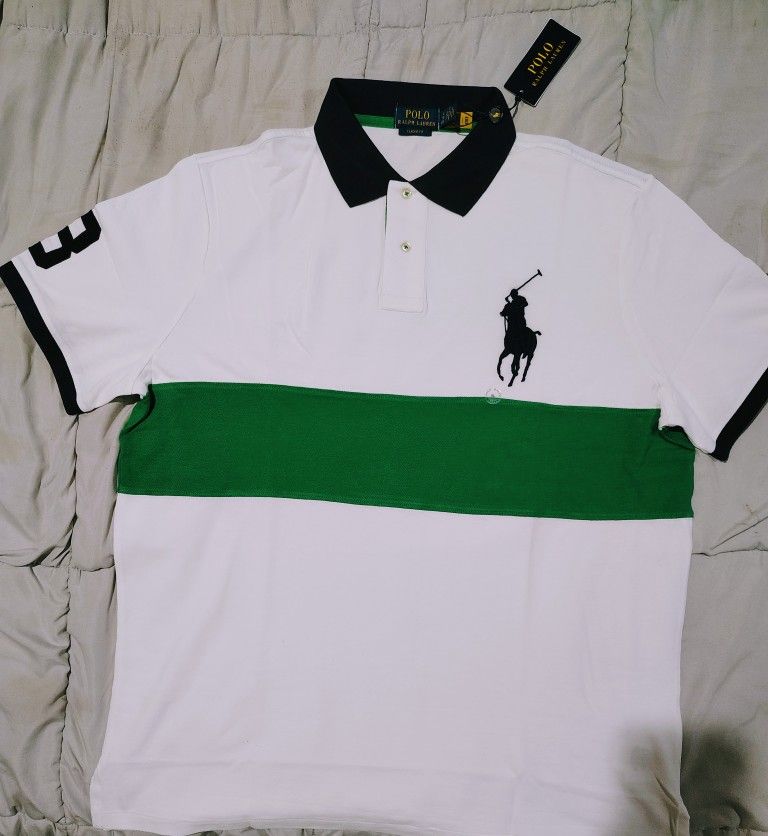 Ralph Lauren Polo Big Pony Mesh Shirt Size XL Classic Fit NWT