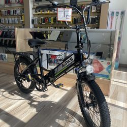 A2 Elite Aipas Ebike 28MPH Long Range Fat Tire Black Friday Financing Deal! $10 To $99 Down To Take It!