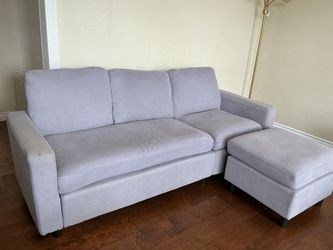 Sofa with ottoman