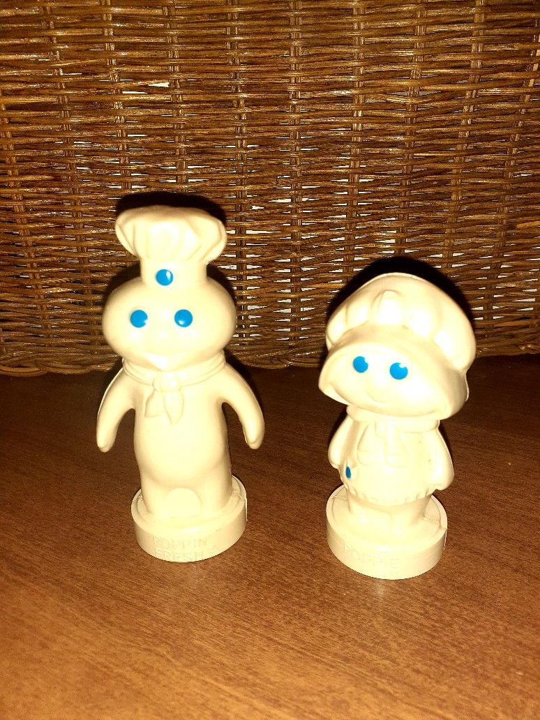 Pillsbury Dough Boy And Poppie Salt and Pepper Shakers