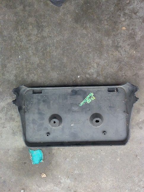 Ford Fusion Front Bumper Cover License Plate Bracket