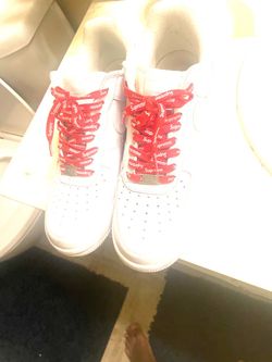red and white af1