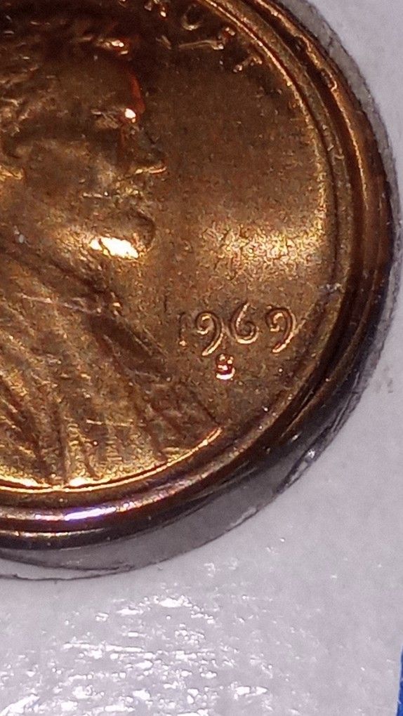 1969 D Double Di Penny