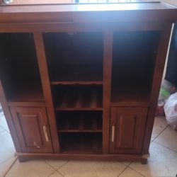 Wine Cabinet  Brown