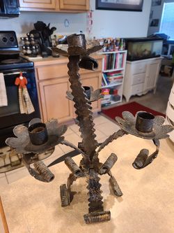 Halloween style candelabra