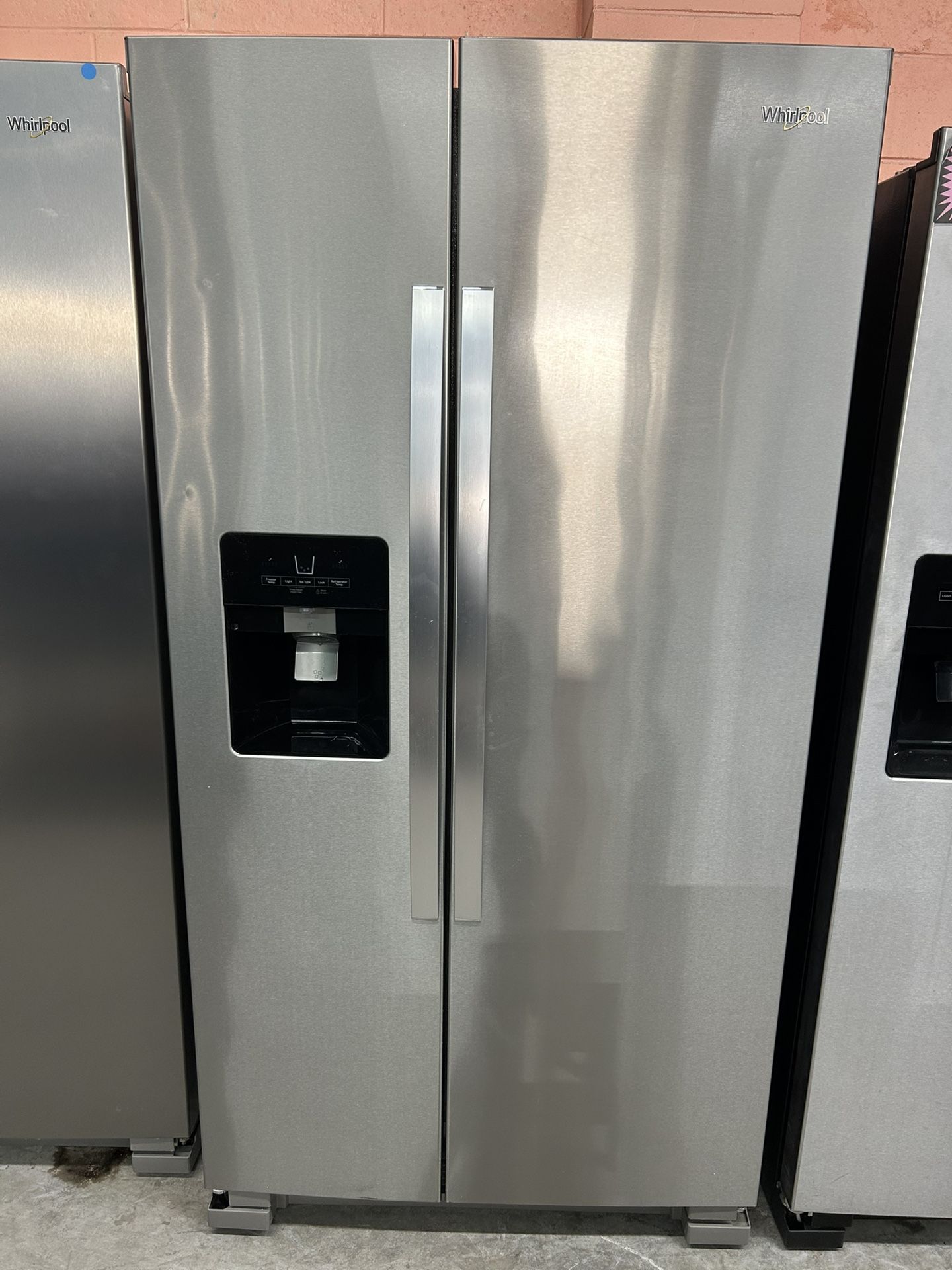 Gorgeous Stainless Side By Side Refrigerator
