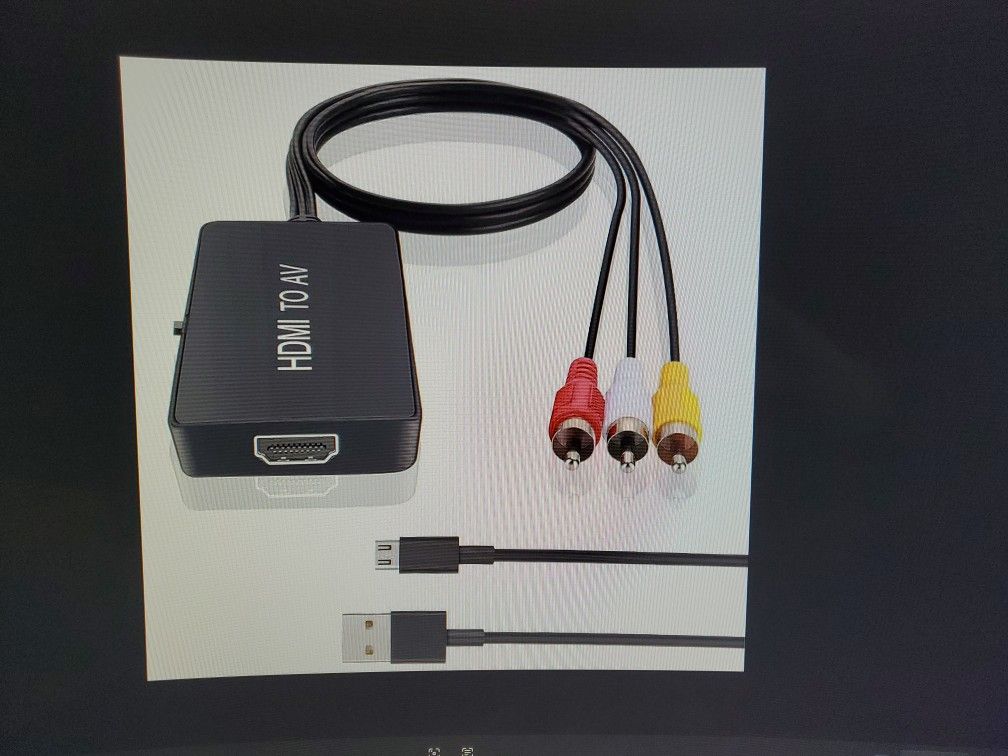 HDMI To RCA Coverter, HDMI -> AV Adapter New To Old Tech