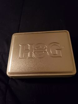 Harley Davidson silver HOG Tin