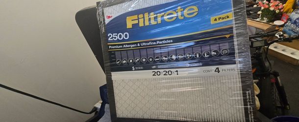Filtrete 2500 Air Filters 20x20x1 – 4 Pack