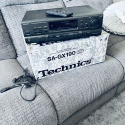 Technics Vintage Technics SA-GX190 Audio Video Control Stereo Receiver (1995) w Remote TESTED