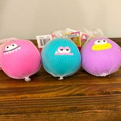 Funny Face Balls 3 Pack – Squeeze Stress Balls Set 🎉