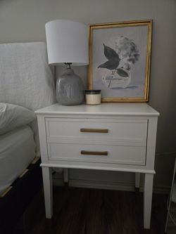 A Set Of 2 Bedside Tables/ Nightstands