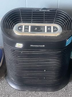 Air filter and window fan.
