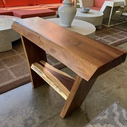 Parota Live Edge Console Table