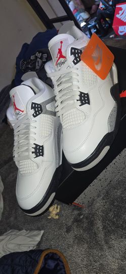 Jordan 4 white cement