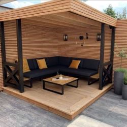 New custom made beautiful garden beds planter box for herbs flower apartment AC unit heater pool equipment cover backyard decoration landscaping