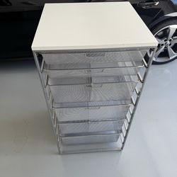 Elfa Classic Wide Tall Drawer Solution Platinum