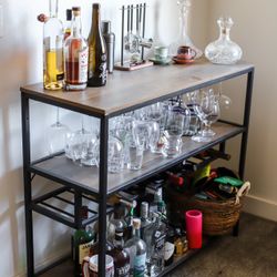 Bar - Three Tier - Wine Rack - Glass Storage 