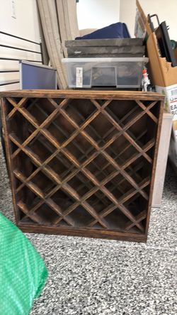 20 wood wine holder