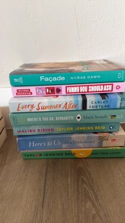 Lot of 7 Paperback Fiction Books