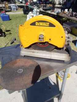 DeWalt chop saw