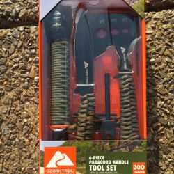 6-piece PARACORD TOOL SET.