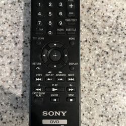 Sony dvd remote $5