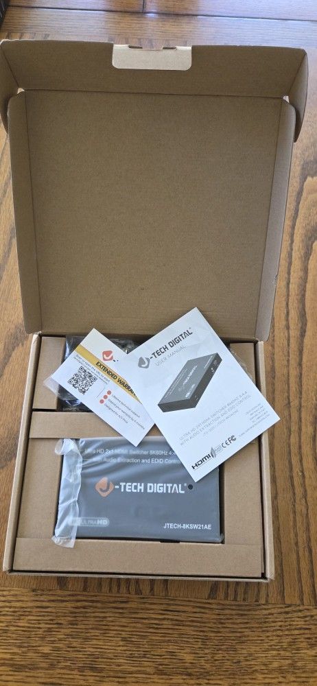 8K HDMI Switch 2 in 1 Out With REMOTE!