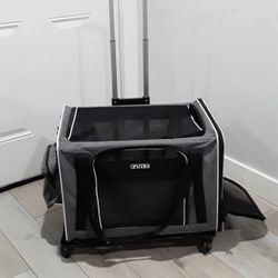 Pets Carrier Kennel Fodable 23w X 16d X 20h Inches 