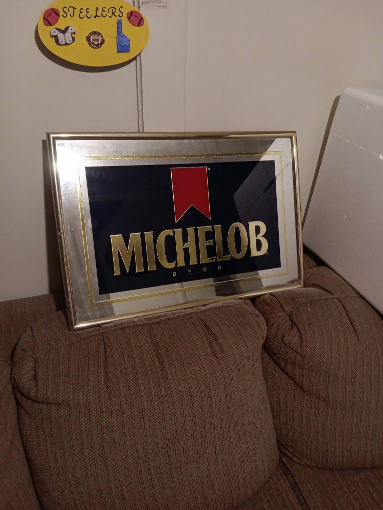 MICHELOB BEER SIGN 17"×25" 