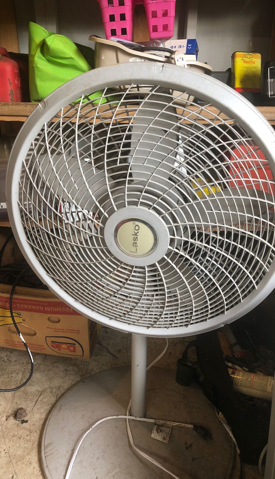 Lasko oscillating fan with stand