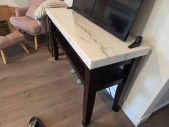 Marble top high table