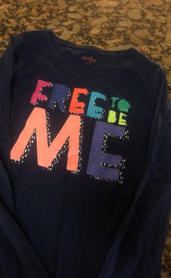 Cat and jack long sleeve shirt girls size 10-12 good condition