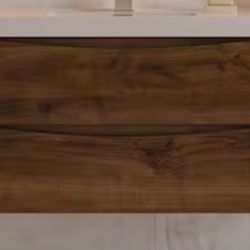 Fresca Tuscany 48” Rosewood Bathroom Vanity Base Cabinet without Top