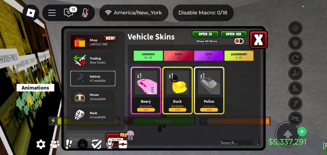 Roblox Da Hood Skins