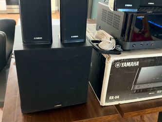 Yamaha YHT-5960U Home Theater System With 8K HDMI And MusicCast RV-4A