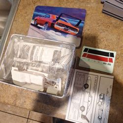 AMT $69 Dodge Daytona Model Kit Collector Collectors Tin 100% Complete Brand New