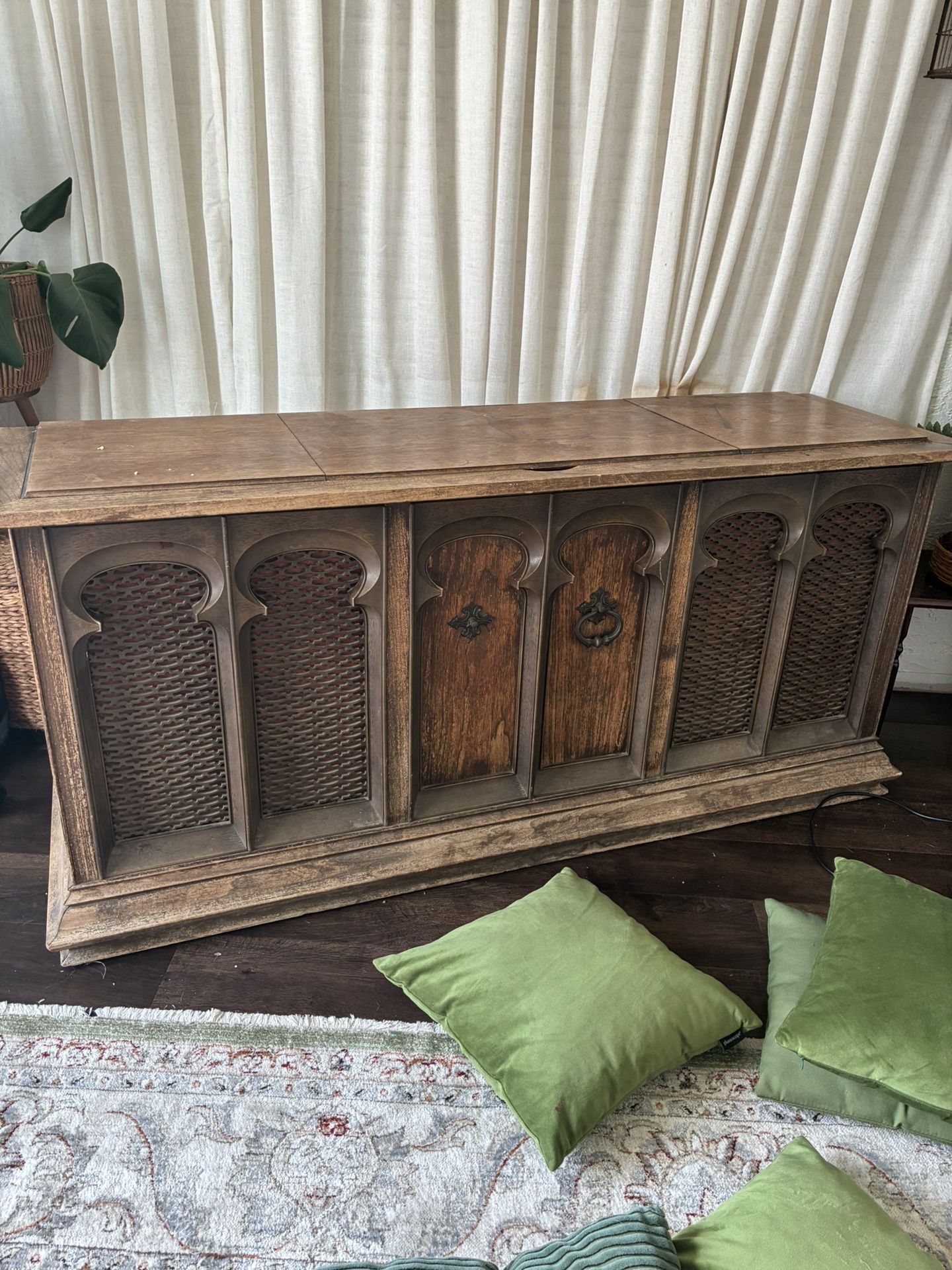 NEED GONE ASAP Record/radio Cabinet