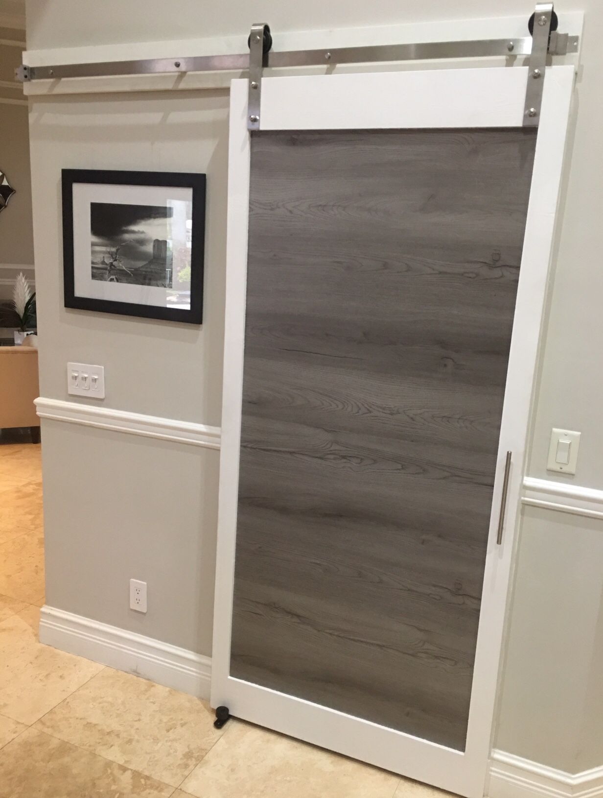 Hand crafted barn doors