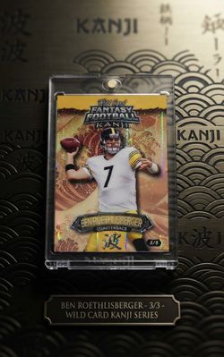Ben Roethlisberger Wild Card Kanji Series 3/3 Card