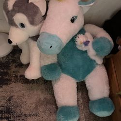 Two Stuffed Animals 