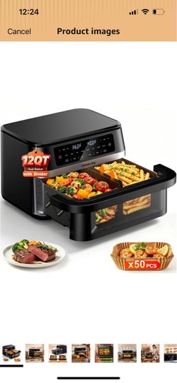 Dual Basket Air Fryers with flex basket ( brand new)