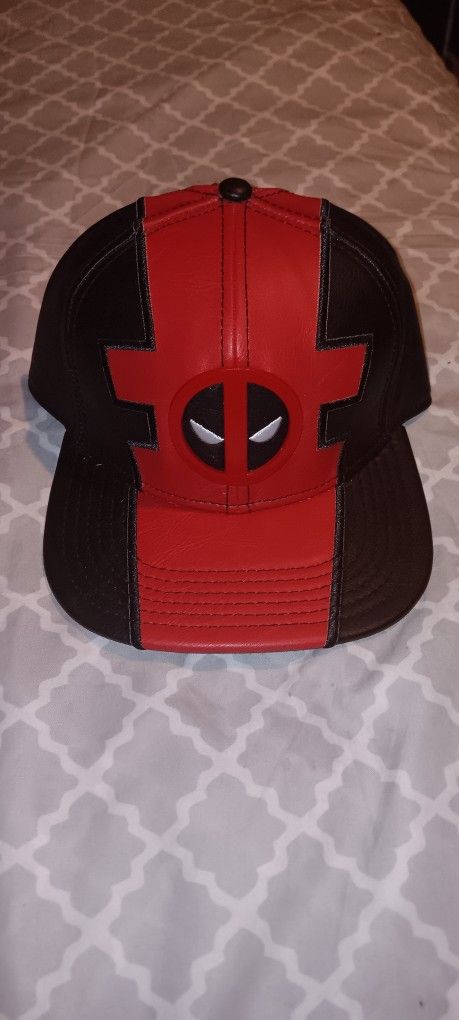 Marvel Deadpool Leather Hat